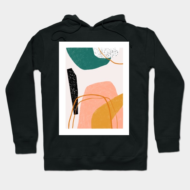 October Abstract Hoodie by Megan Roy